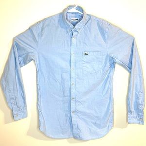 Lacoste Light blue Button Down Long sleeve Size 5